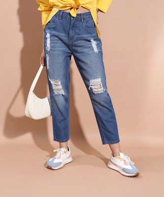 Tokyo Talkies Regular Women Dark Blue Jeans