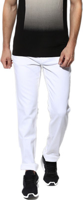 LUMINOIRE Skinny Men White Jeans