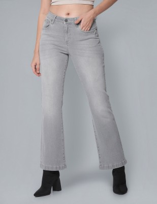 FLYING MACHINE Boot-Leg Women Grey Jeans