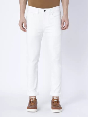 Misony Slim Men White Jeans