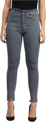 Mercey Collection Skinny Women Grey Jeans