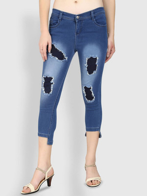 Moda Rapido Slim Women Blue Jeans