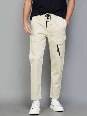 BOSSINI Regular Men Beige Jeans