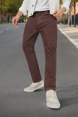 Urbano Fashion Slim Men Brown Jeans