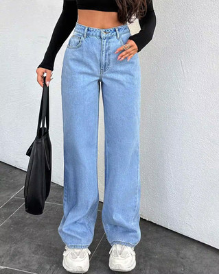 Star4well Straight Fit Women Light Blue Jeans