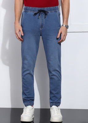 A Flash Jogger Fit Men Light Blue Jeans