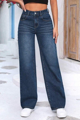 Rockwell Boyfriend Women Dark Blue Jeans
