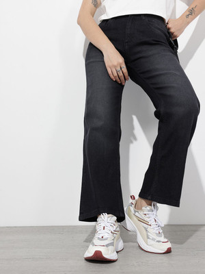 Roadster Straight Fit Women Black Jeans