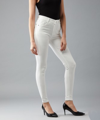 DOLCE CRUDO Skinny Women White Jeans