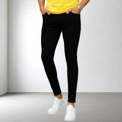 Koetler Skinny Men Black Jeans