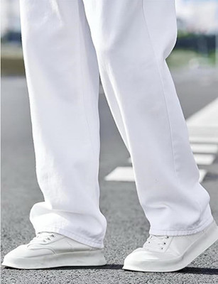 DASHING FIT Boyfriend Men White Jeans