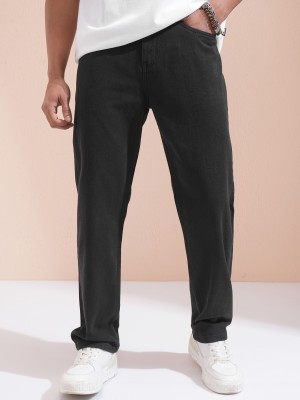 HIGHLANDER Relaxed Fit Men Black Jeans