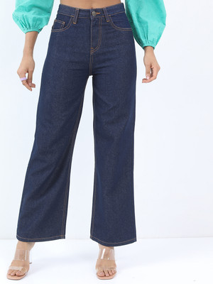 Tokyo Talkies Flared Women Blue Jeans