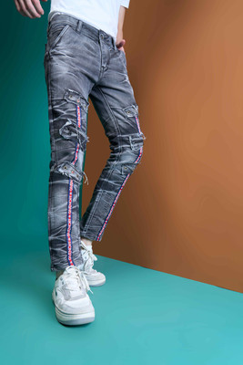 tracknjeans Slim Men Black Jeans
