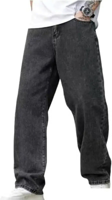 Flaring Regular Men Grey Jeans