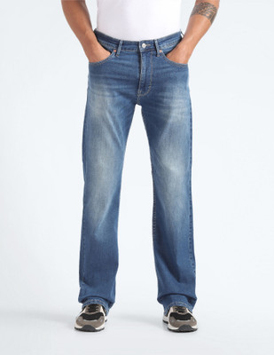 FLYING MACHINE Boot-Leg Men Blue Jeans