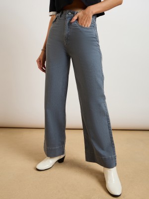 AA-HA! Regular Women Grey Jeans