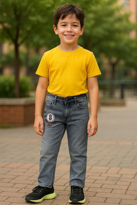 ICONIC ME Regular Boys Grey Jeans