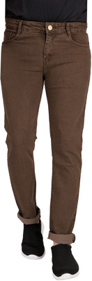 RAGZO Slim Men Brown Jeans
