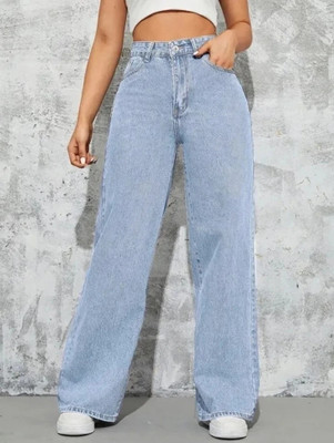 HouseOfCommon Straight Fit Women Light Blue Jeans