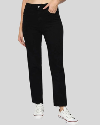 Drewin Boyfriend Women Black Jeans