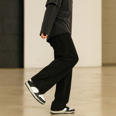DENIMINSTA Loose Fit Men Black Jeans