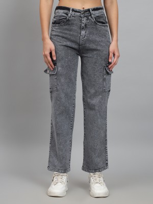 TAANIINDUSTRIES Straight Fit Women Grey Jeans