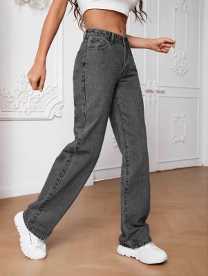 JHIMKEE Flared Women Grey Jeans