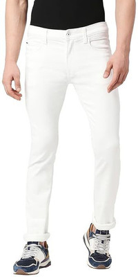 PAWAR Slim Men White Jeans