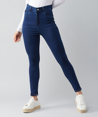 DOLCE CRUDO Skinny Women Dark Blue Jeans
