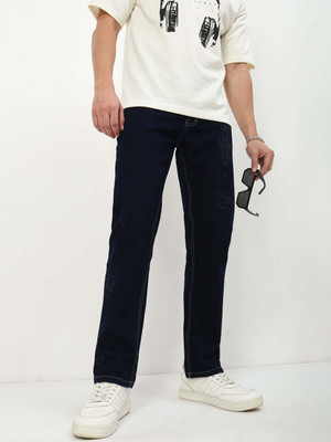 SHOWOFFFF Straight Fit Men Dark Blue Jeans