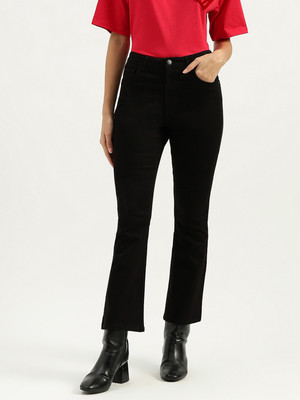 United Colors of Benetton Boot-Leg Women Black Jeans
