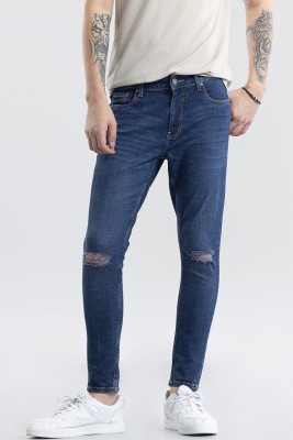 Snitch Skinny Men Blue Jeans