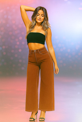 BLUELOCK Relaxed Fit Women Brown Jeans