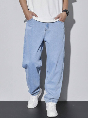 Denim Life Loose Fit Men Light Blue Jeans