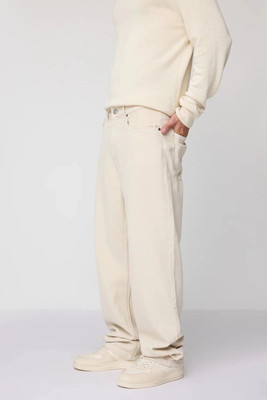 HouseOfCommon Straight Fit Men Beige Jeans