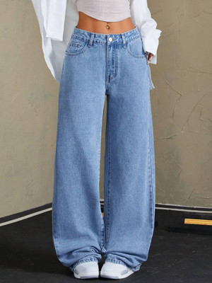 VK Fashion Straight Fit Women Light Blue Jeans