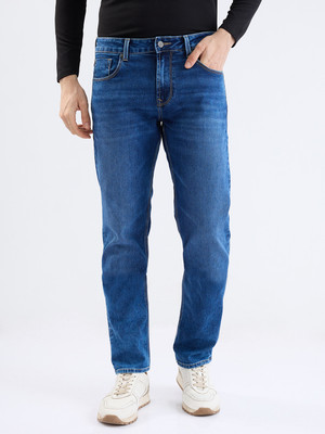 Spykar Relaxed Fit Men Blue Jeans