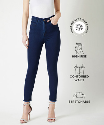 Miss Chase Skinny Women Dark Blue Jeans