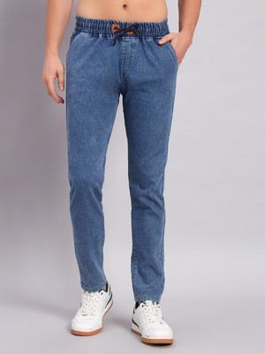 Creatyywitty Jogger Fit Men Blue Jeans