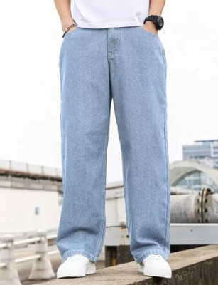 Denim Hawk Boot-Leg Men Light Blue Jeans