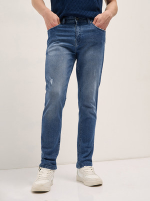 THE BEAR HOUSE Slim Men Blue Jeans