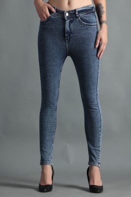 Pompous Slim Women Blue Jeans