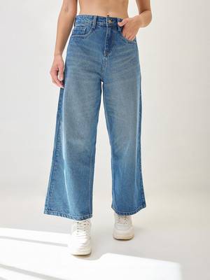 Globus Flared Women Light Blue Jeans