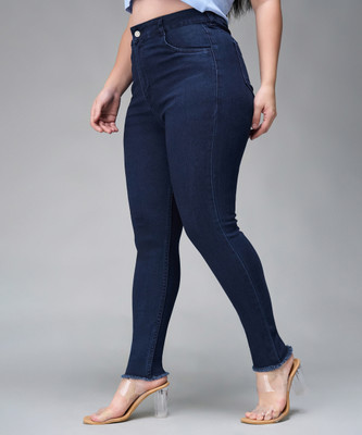 Miss Chase Skinny Women Dark Blue Jeans