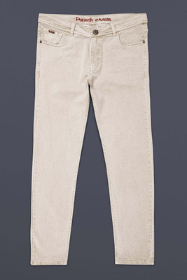 french crown Regular Men Beige Jeans