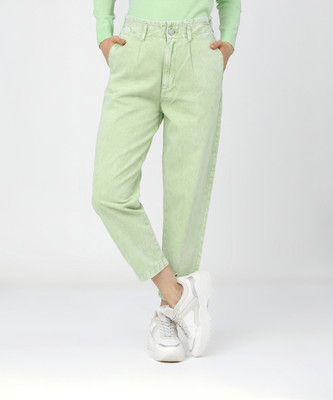 Tokyo Talkies Regular Women Light Green Jeans