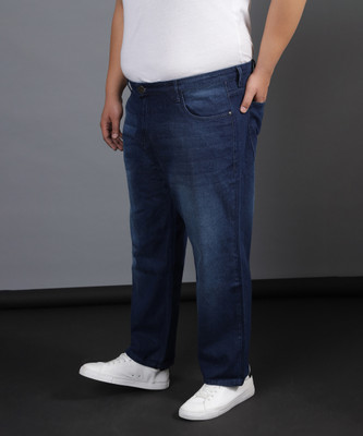 Instafab Plus Regular Men Blue Jeans
