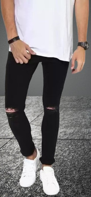 POKHINDA Tapered Fit Men Black Jeans