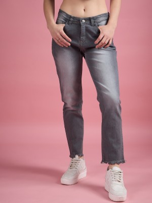 Dressberry Regular Women Grey Jeans